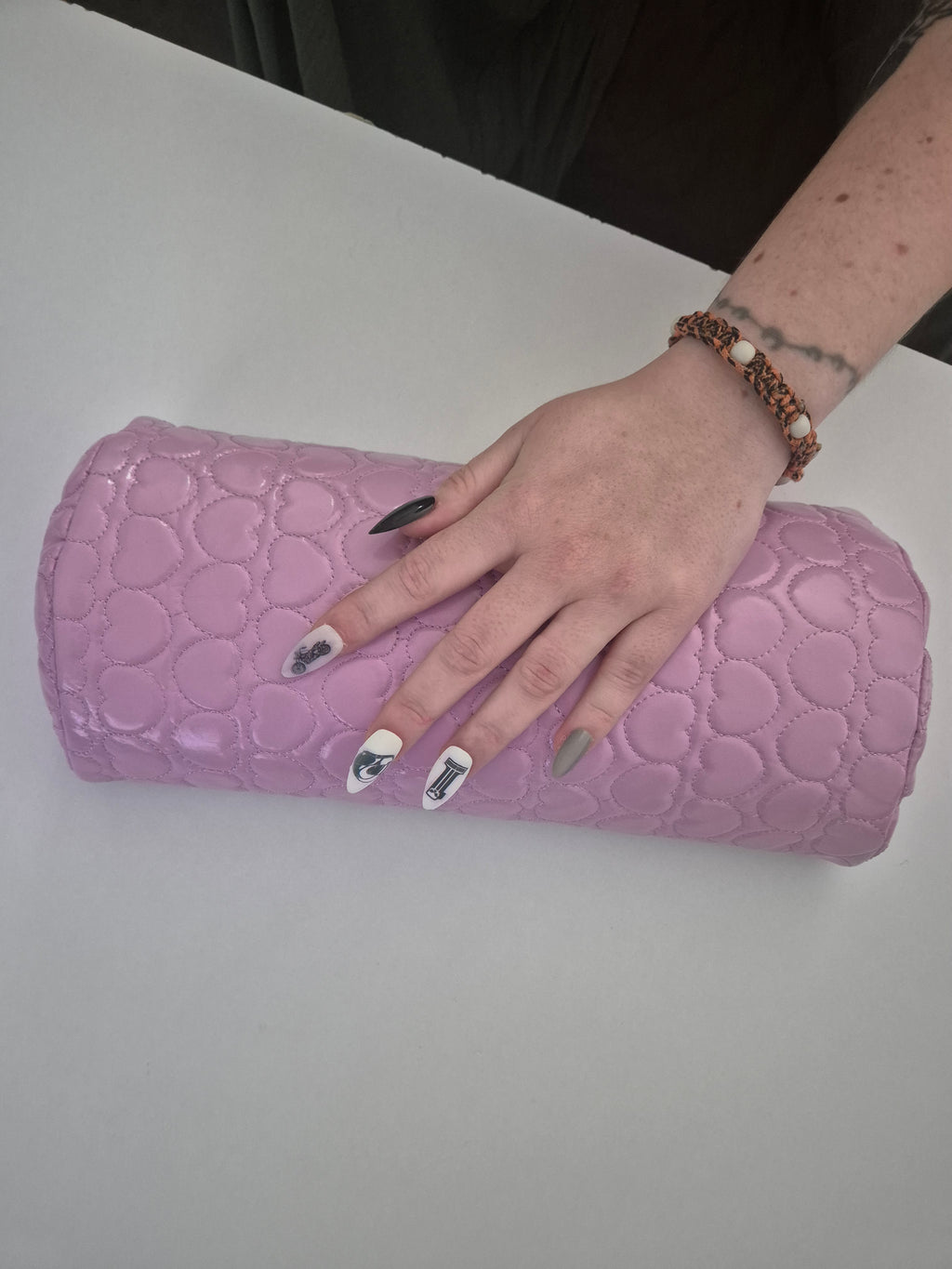 Ongles personnalisé - motard harley davidson
