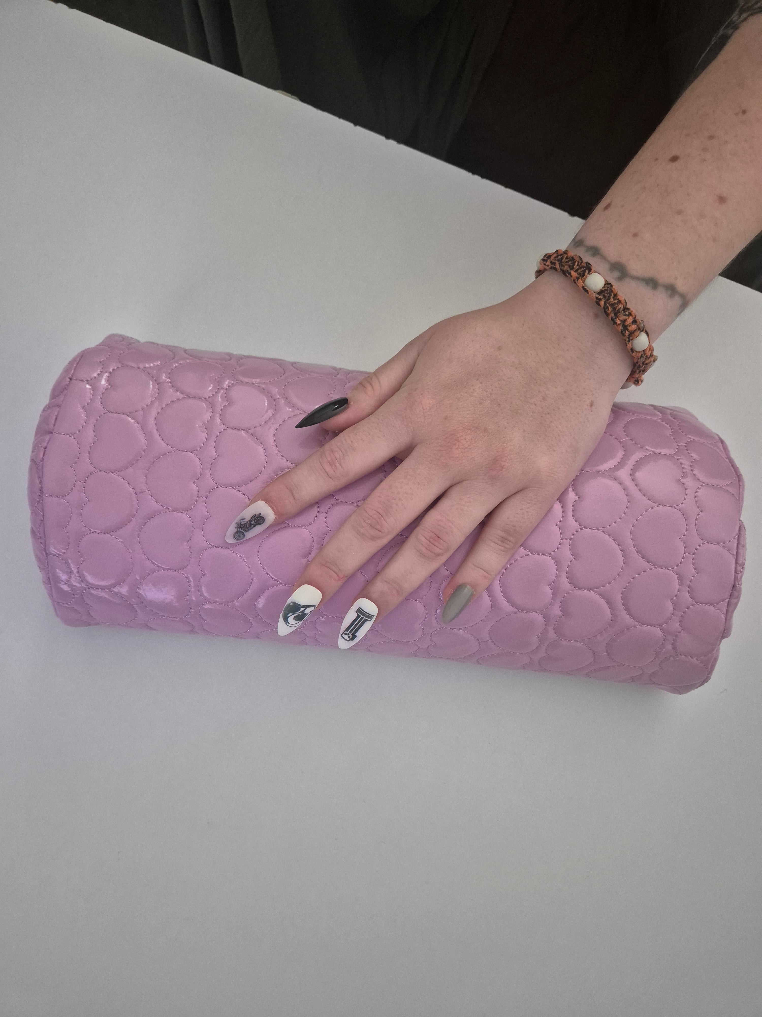 Ongles personnalisé - motard harley davidson