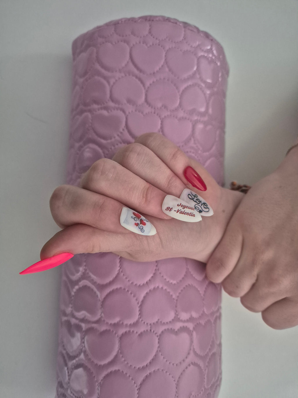 Ongles personnalisé - saint valentin