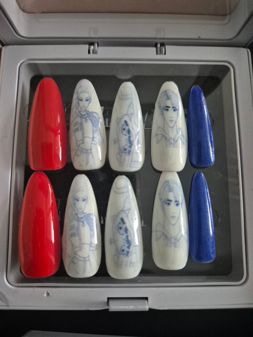 Ongles personnalisé - kpop demon hunters