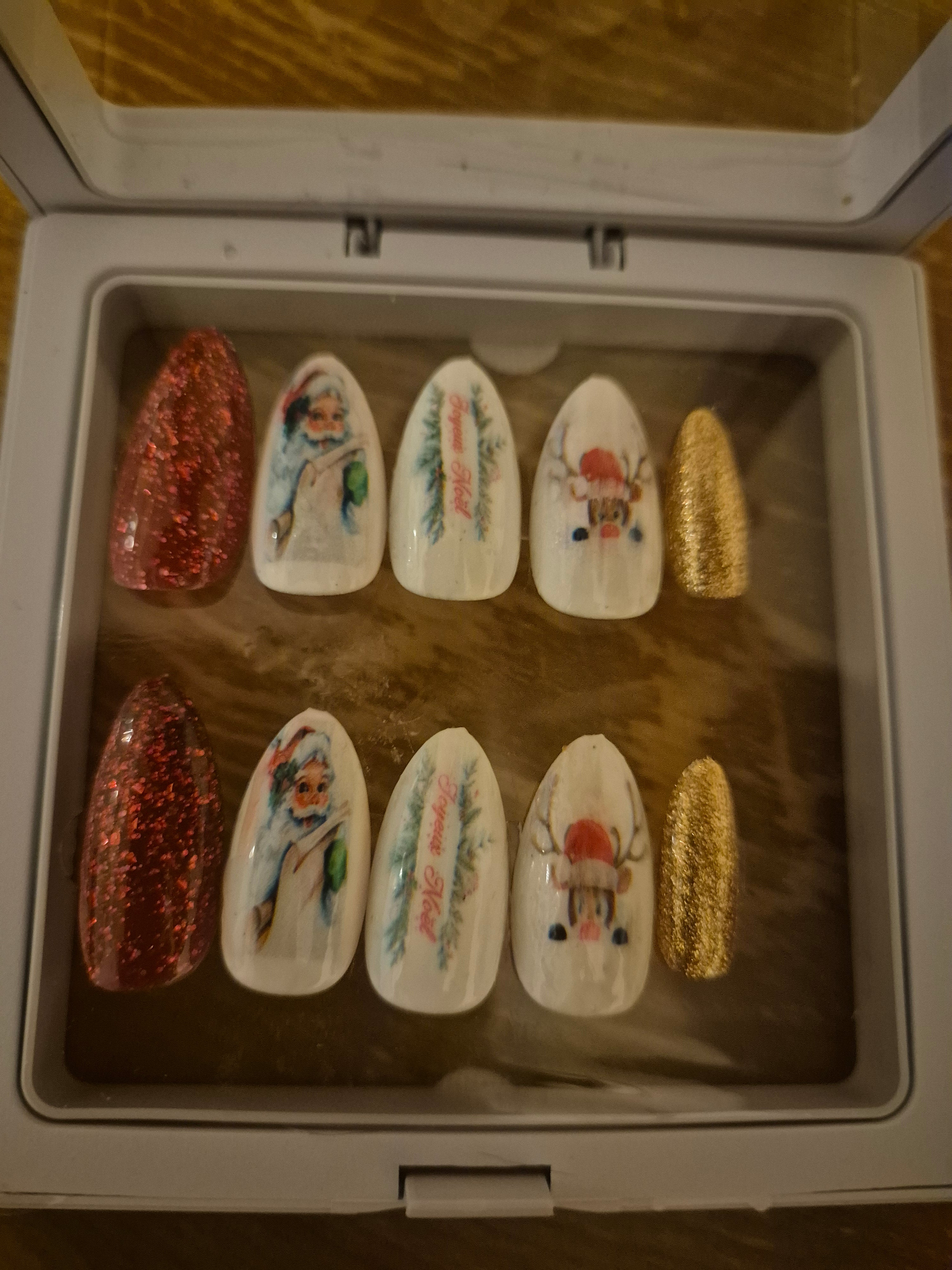 Ongles personnalisé - Noël 2